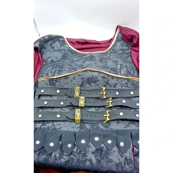 Gladiator Warrior Costume Halloween Adult Size Small Cape Warrior Cos Play - Picture 4 of 7
